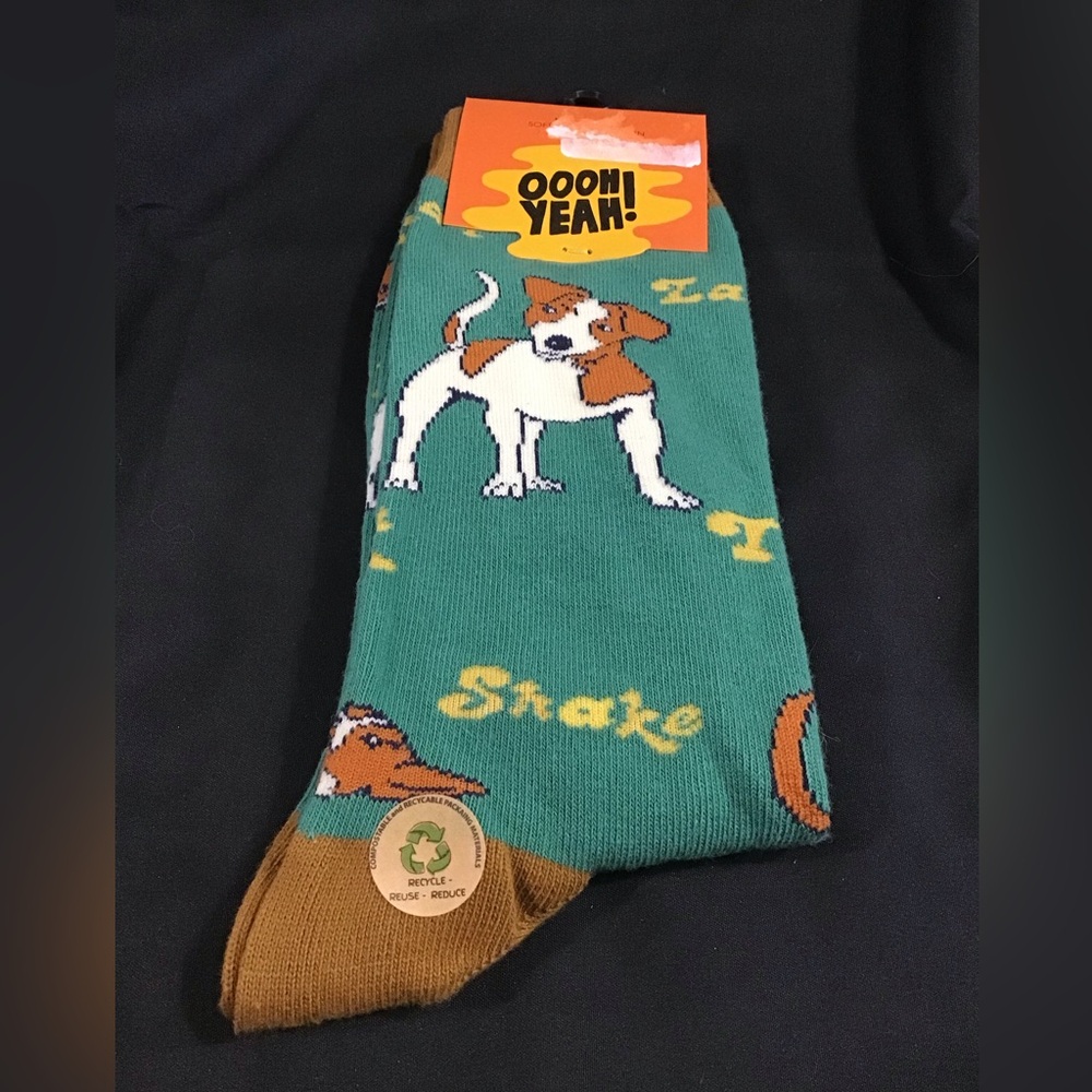 JACK RUSSELL TERRIER DOG MENS SOCKS NWT 10-13 SHOE 8-13 UNISEX